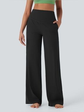 Halara UltraSculpt™ High Waisted Tummy Control Yoga Pants Large Tall Black